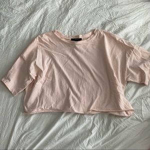 Light pink cropped tee - ⭐️FREE SHIPPING⭐️